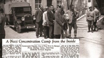Daily Worker 1933: Nazis open first concentration camp – to hold Communists