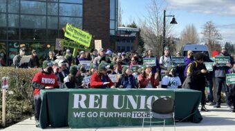 REI workers march on co-op headquarters, bringing contract goals