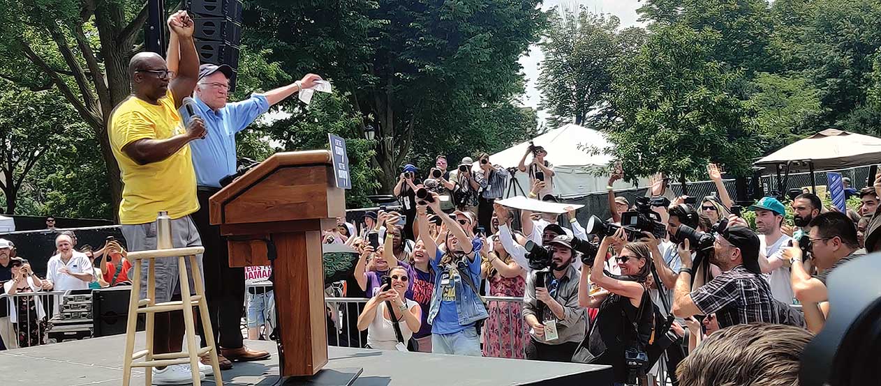 The many vs. the money: Working class brings the heat to Bowman campaign
