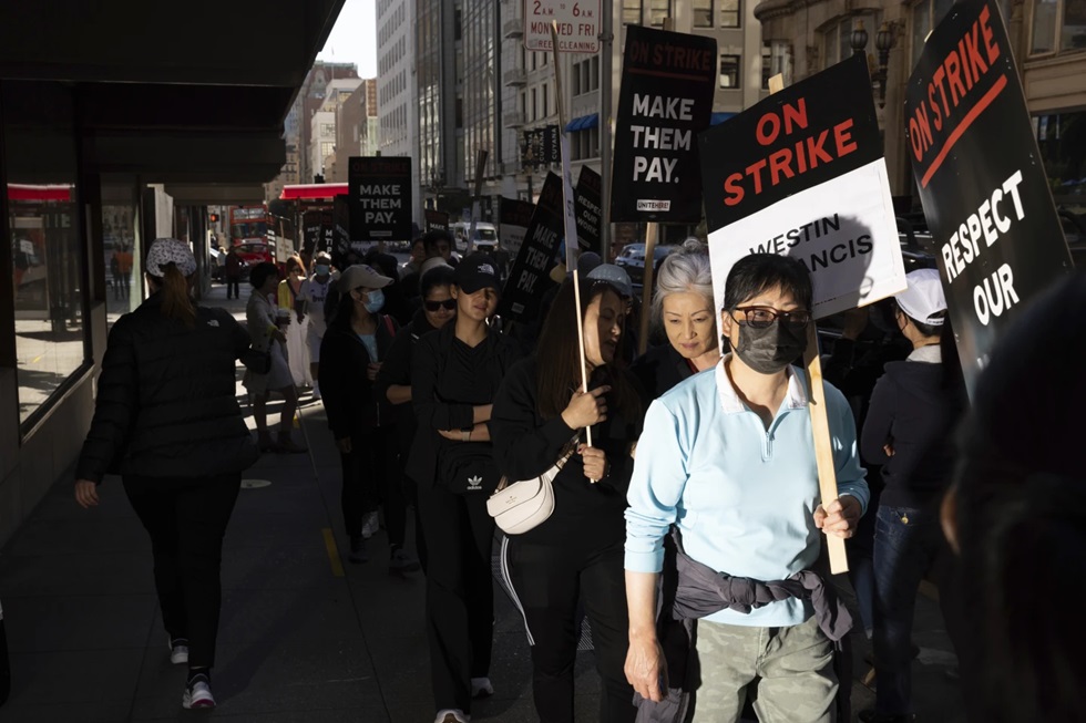 Hotel workers’ strike over low pay, exploitation, spreading