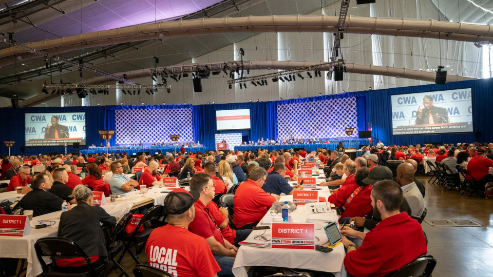 Communications Workers challenge Trump policies at home and abroad