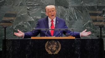 Trump says only he, not the UN can bring world peace