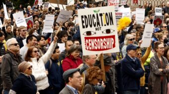 Unions sue Trump to save free speech in California