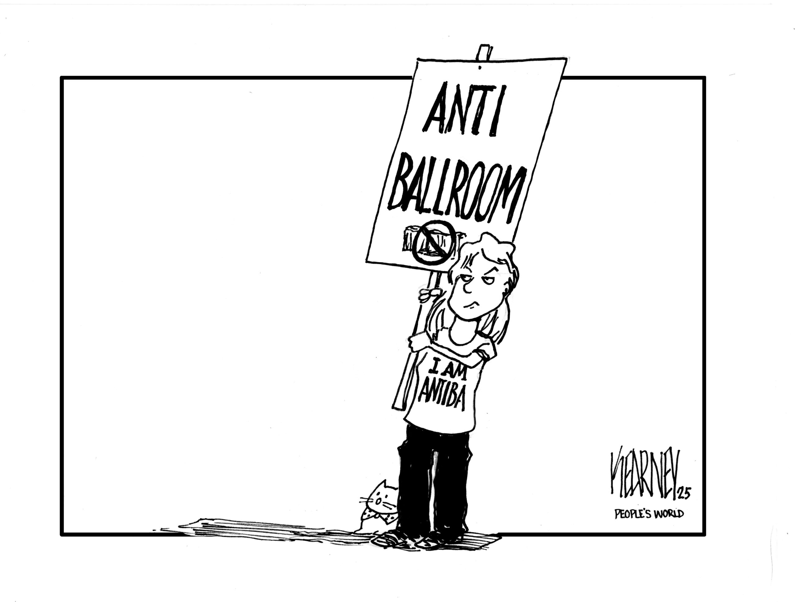 Trump’s big ballroom reflects a president out of control