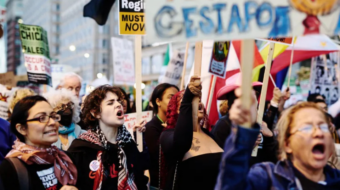 Thousands protest Trump’s illegal “invasion” of Chicago