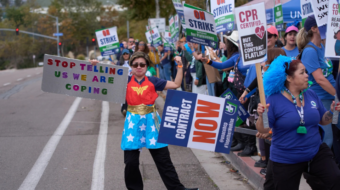 46,000 healthcare workers demand fair wages and safe staffing