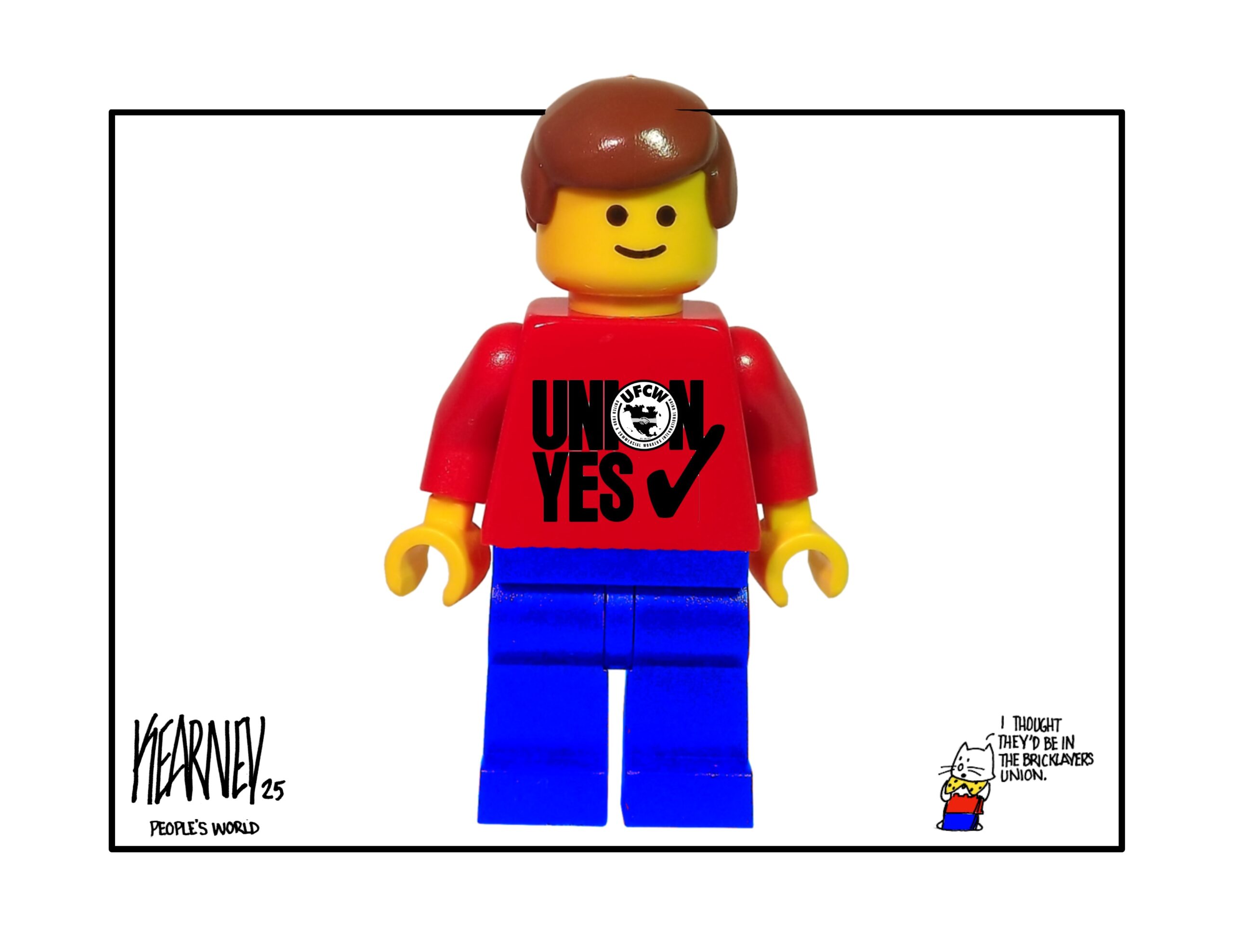 Building trades of a new type? LEGO brick specialists need a union
