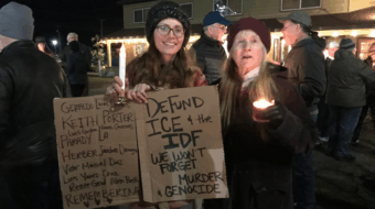Lawmaker at candlelight vigil urges fight to end killings by ICE