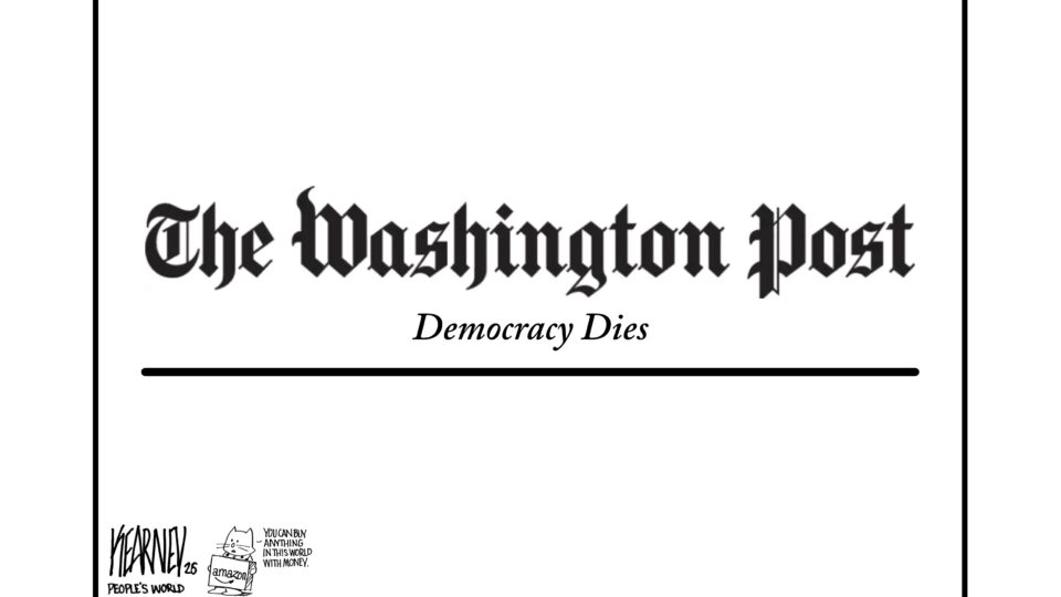 Jeff Bezos fires a third of staff at Washington Post