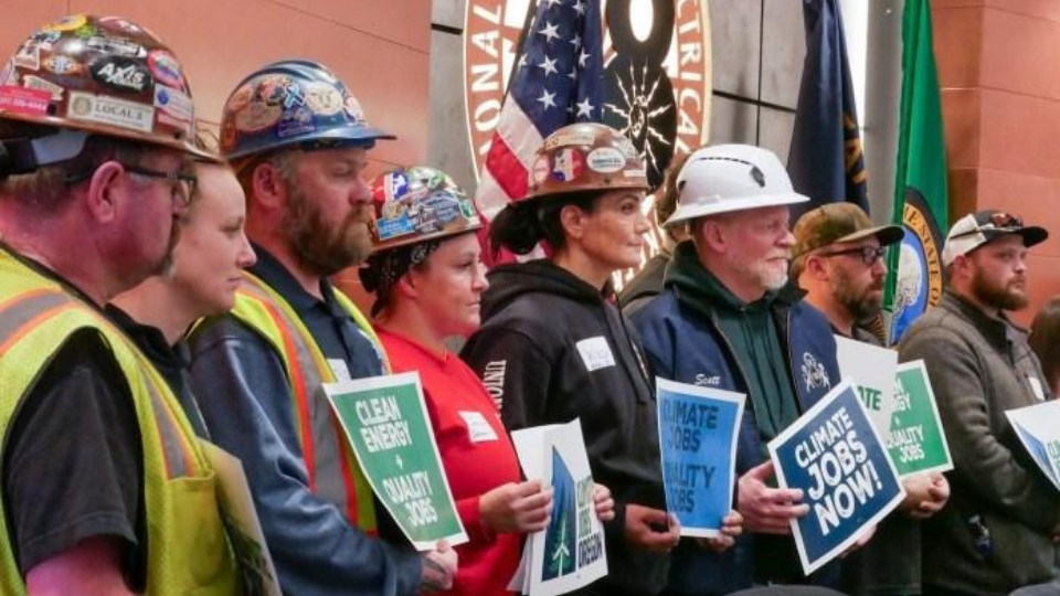 New Oregon union coalition will make a push for ‘climate jobs’