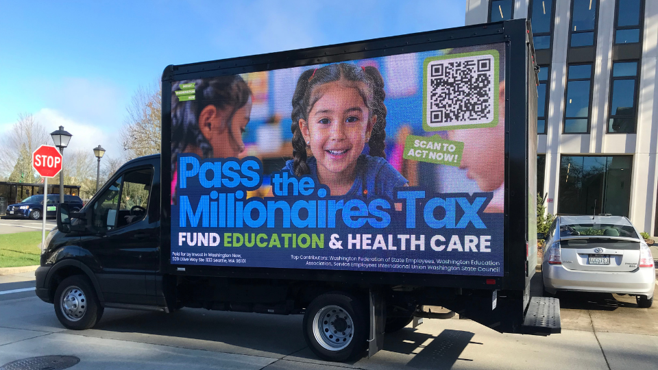 Olympia lawmakers hear demands: ‘Tax the rich! Fund education, healthcare!’