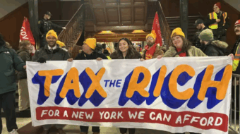 Mamdani backers descend on Albany, demanding ‘Tax the Rich’