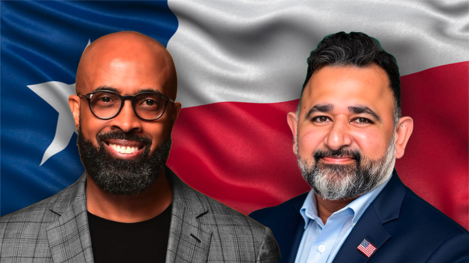 Texas congressional candidates Frederick Haynes and Zeeshan Hafeez form alliance