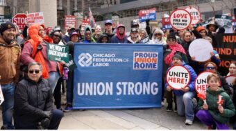 Labor out front for Chicago’s No Kings march