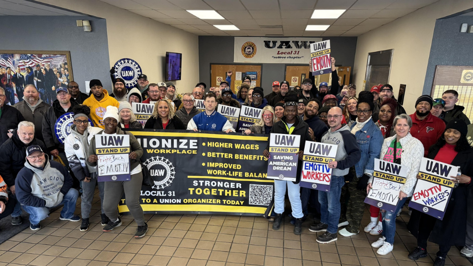 Emotiv fires organizing workers and breaks law says UAW
