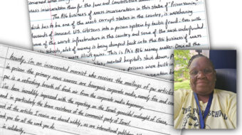 A labor of love for People’s World: An appeal for the incarcerated community