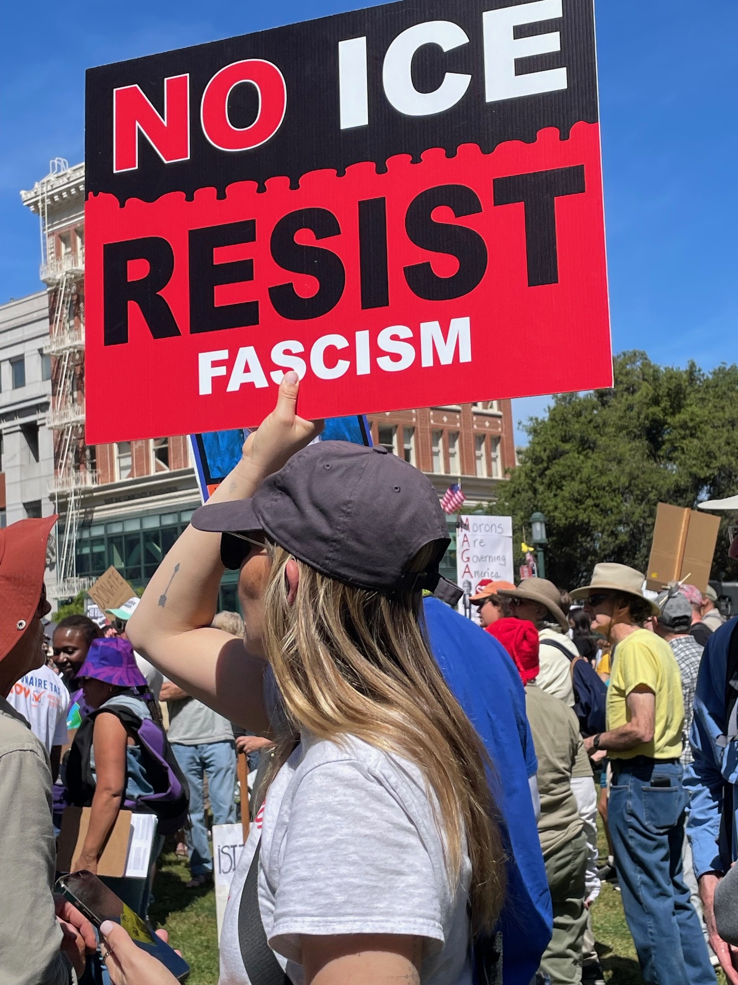 Photo No Kin March No Kings Oakland brings thousands together for peace, justice, and ...
