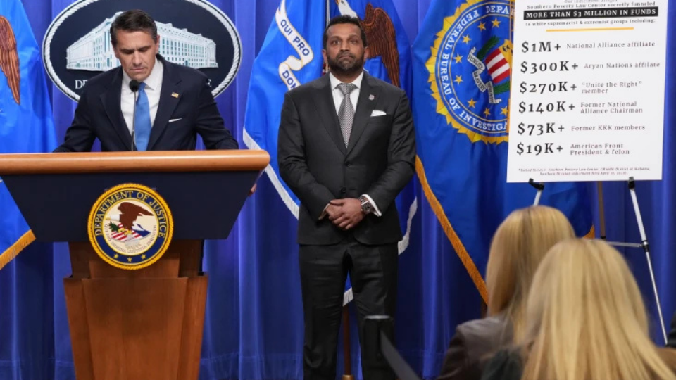 Justice Department indicts Southern Poverty Law Center