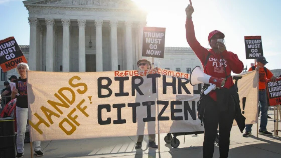 Supreme Court blocks Trump attempt to kill birthright citizenship