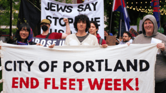 Portland rally demands end to Fleet Week & glorification of war