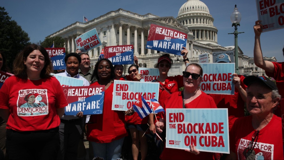 Nurses, lawmakers demand end to Trump’s ‘act of war’ against Cuba
