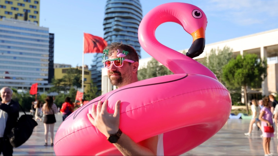 Albania’s Flamingo Revolution takes flight against Trump family land grab