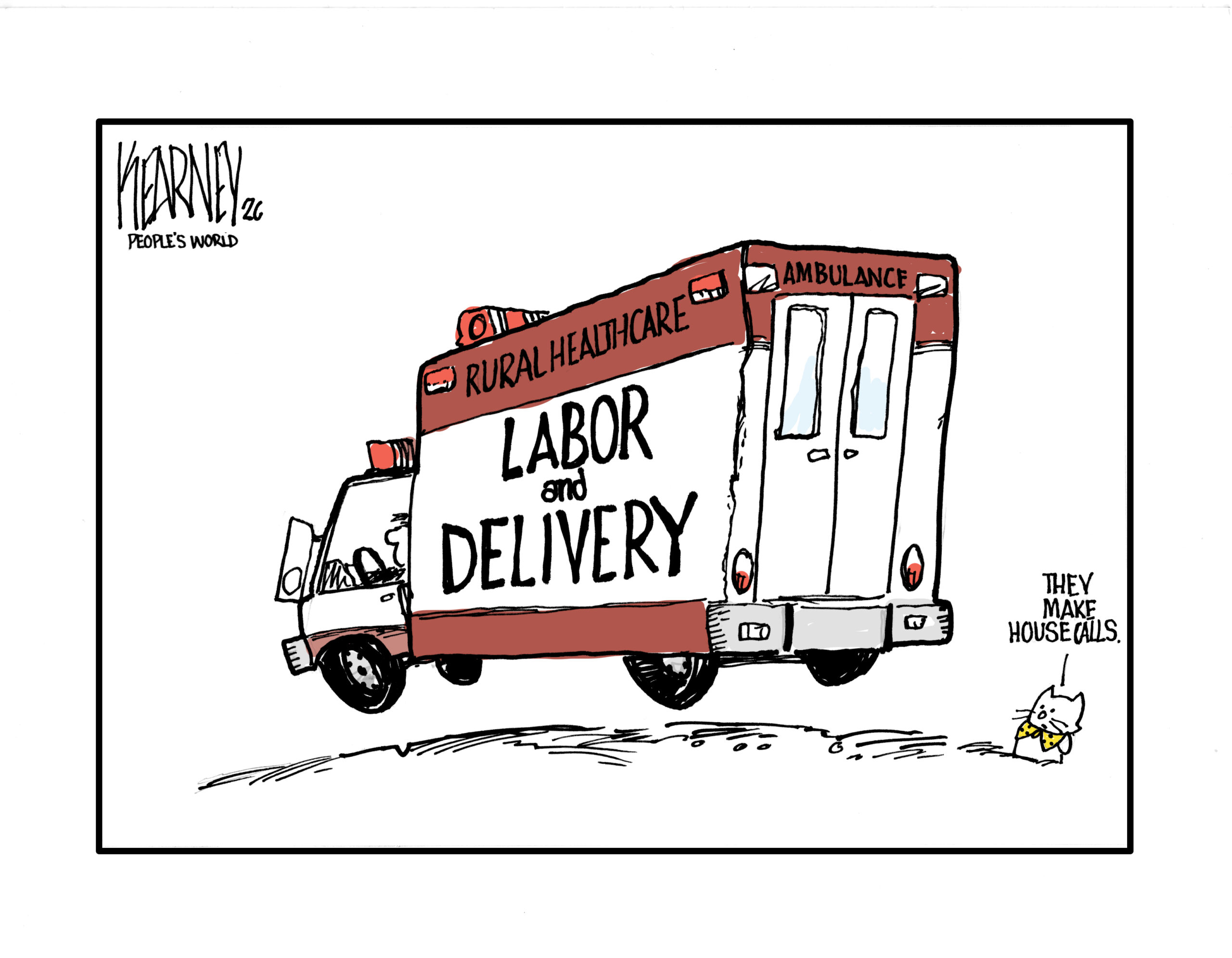 Babies are being born ambulances after closure of rural labor units