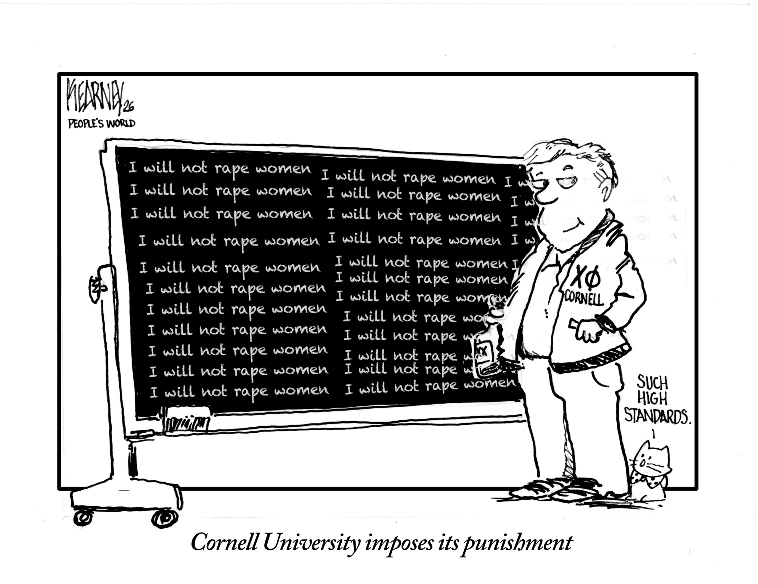 Cornell University imposes its idea of punishment