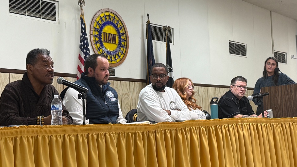 Union members map a fighting strategy from shop floor to ballot box
