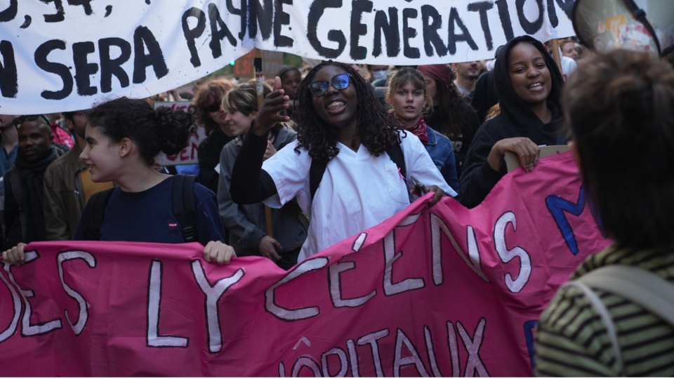 Student and worker rebellion rocks France