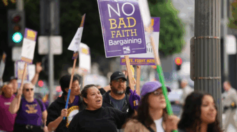 Workers walk: Almost 100K California employees struck for a day