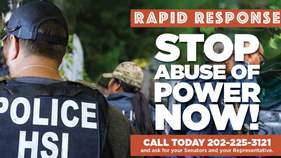RAPID RESPONSE: Stop Homeland Security’s abuse of power